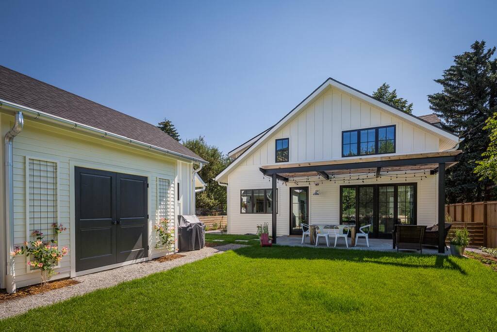 Back yard and patio