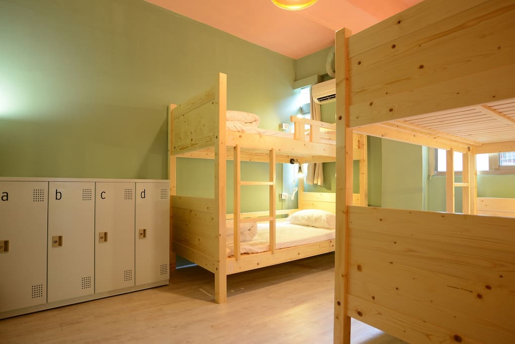 Our 4 beds suits, all beds coming with outlet plug, led lamp, comfortable mattress, comfy pillow, personal locker.