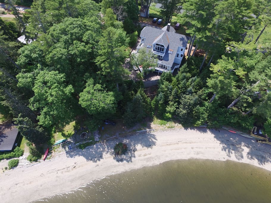 Big, quiet beach just steps away