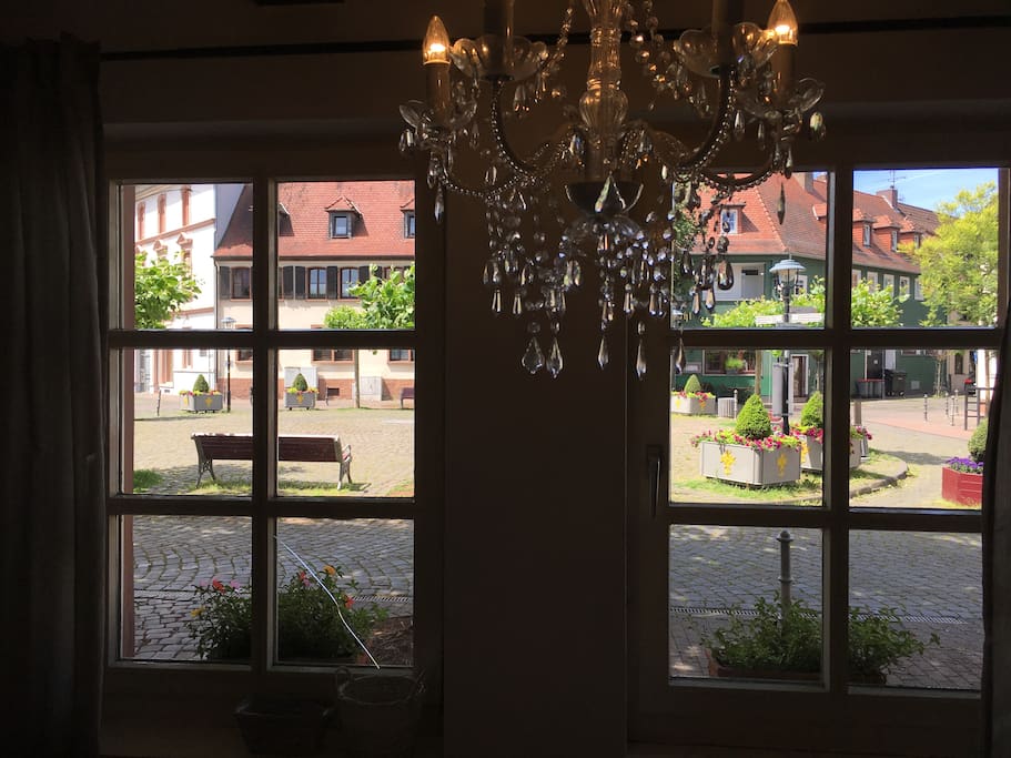 Blick auf den Marktplatz