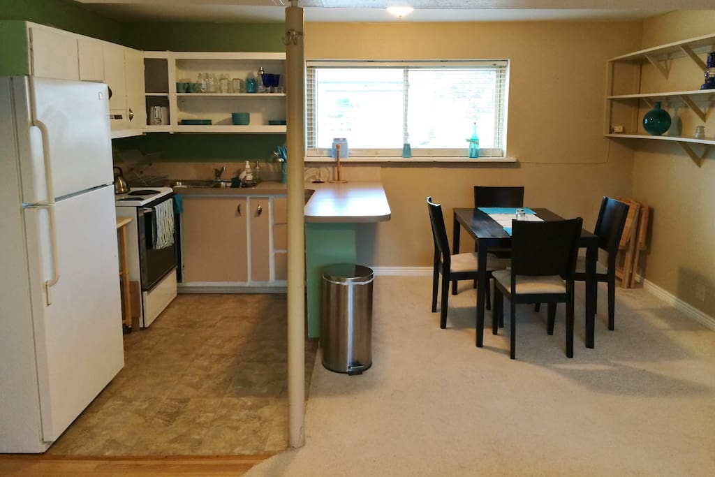 Dinning, kitchen and and living room are one big room! :)