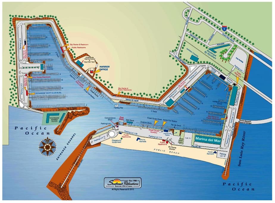 Oceanside Harbor Map