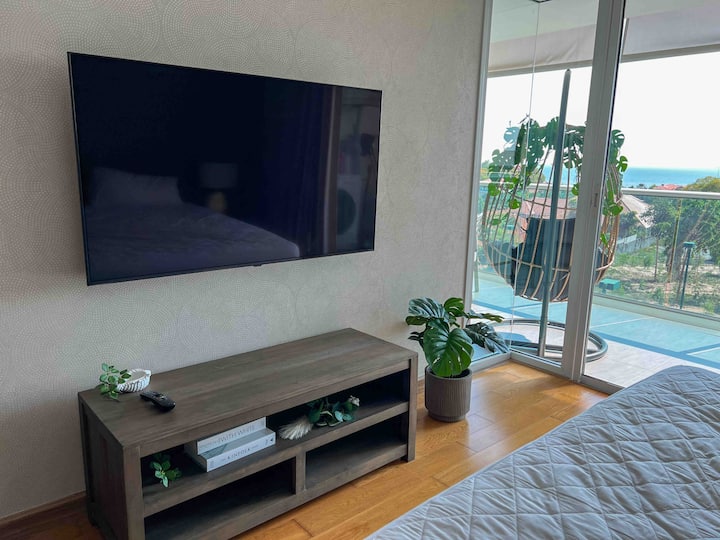 Televisión en el dormitorio, 55 pulgadas inteligente