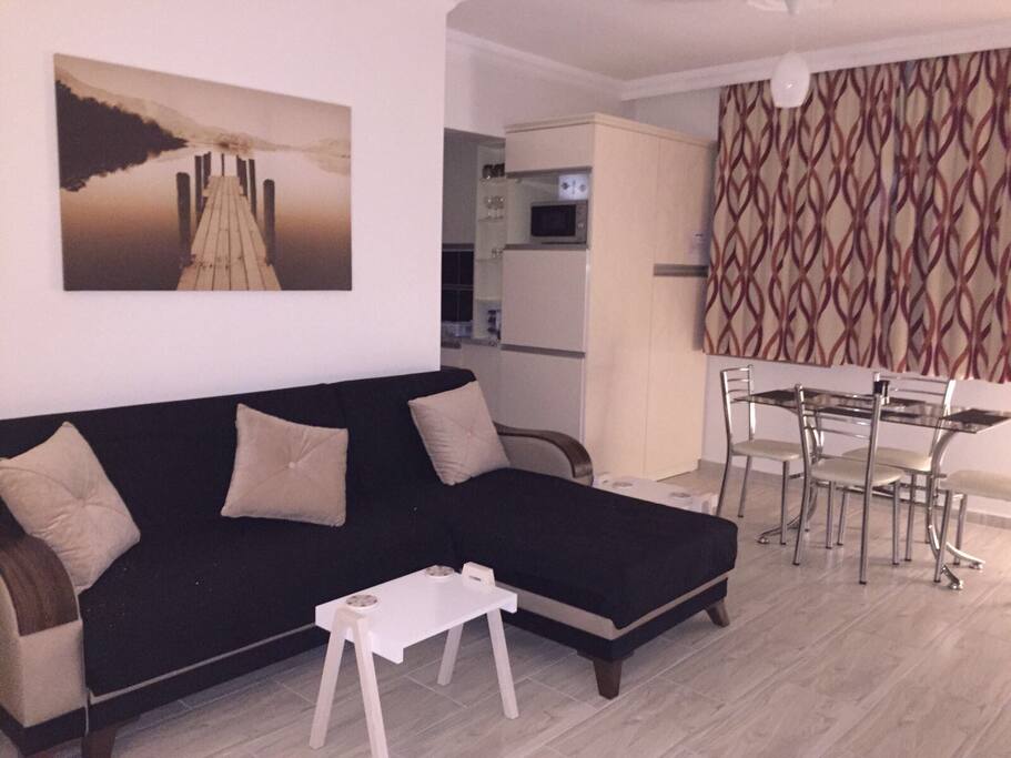Spacious lounge and dining area