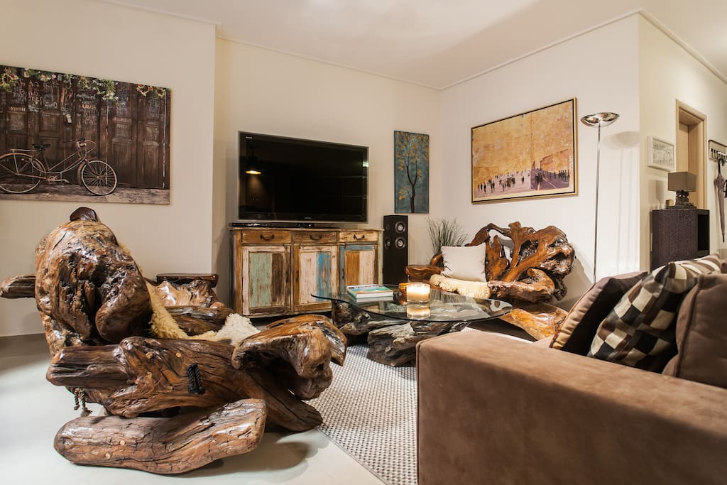 Amazing 70s California Redwood furniture!