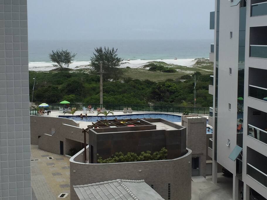 Vista da Piscina aquecida