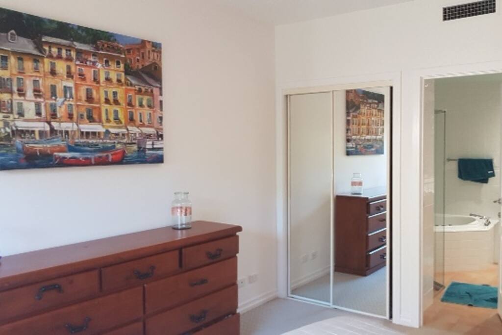 Main bedroom with adjoining ensuite