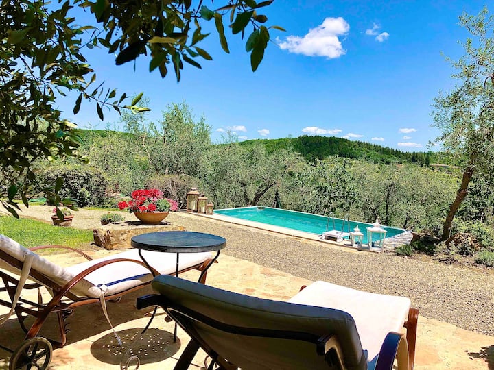 Villa Indipendente Con Giardino E Piscina Privati. - Castellina in Chianti