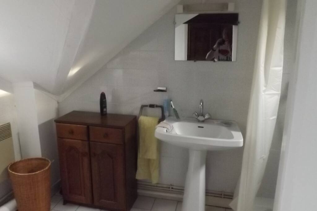 salle d’eau avec toilettes du 2ème étage'