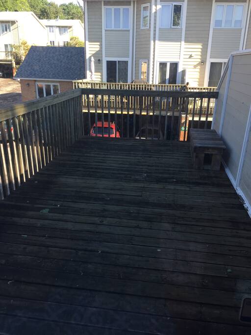 Patio from the bedroom