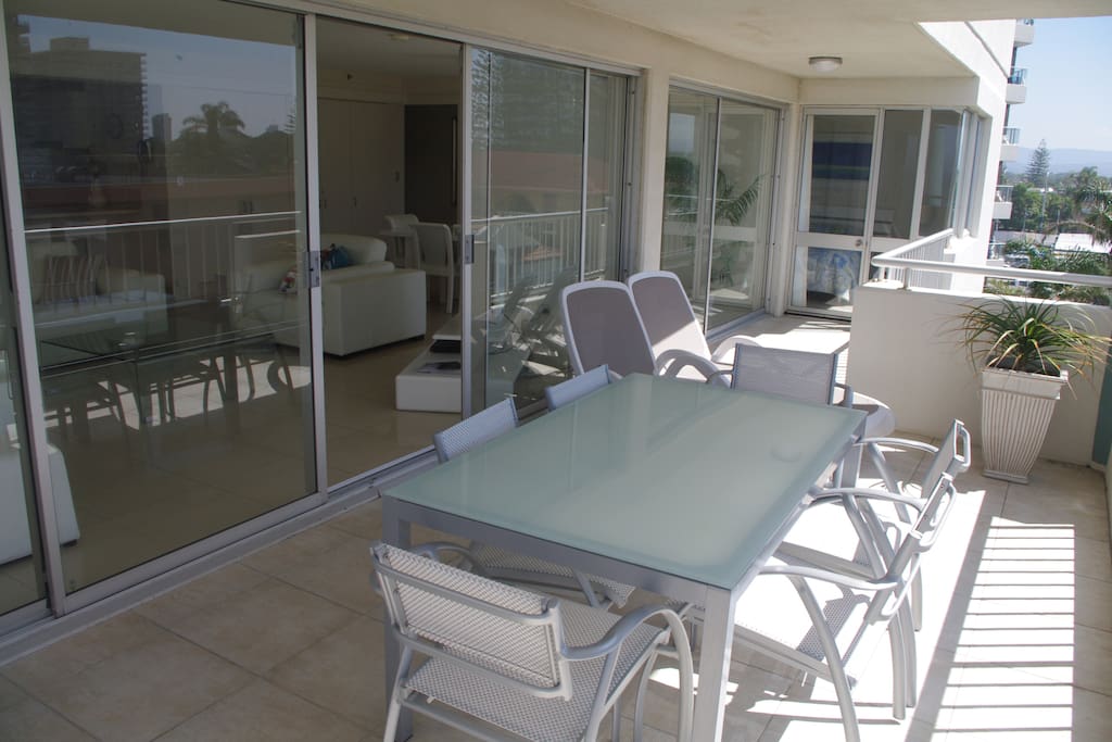 Large balcony