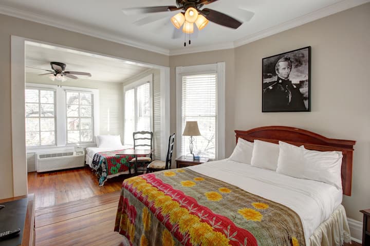 Private spacious guest suite overlooking the Riverwalk