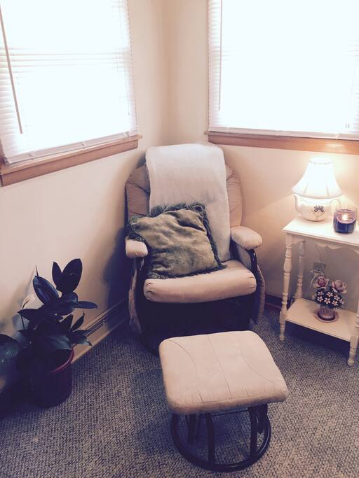 Living area in guest bedroom number one