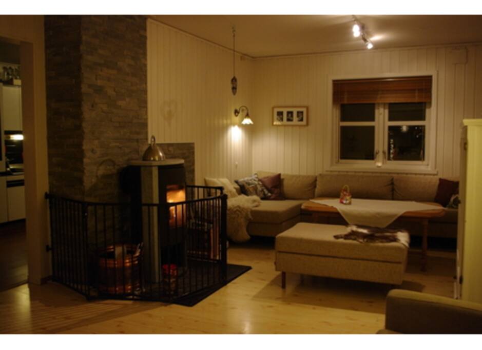 Livingroom with fireplace