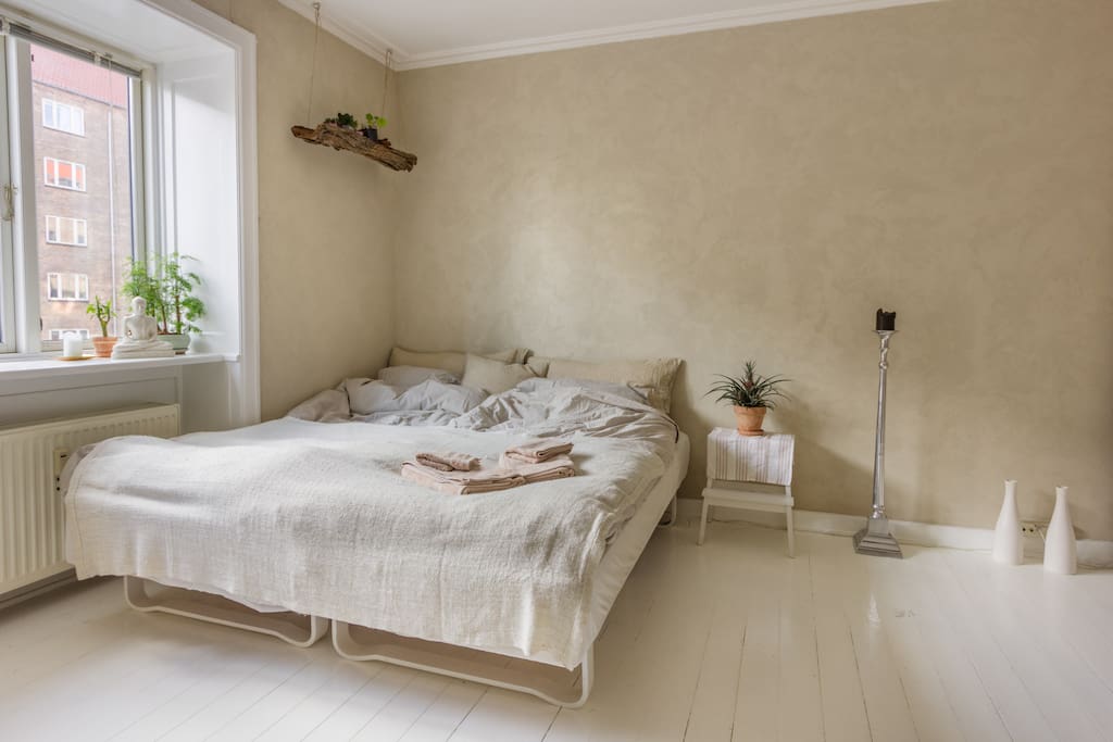 Please let me know if you want a double bed or two single beds