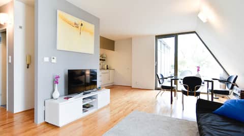 Top performing Airbnb: Top flat Graz-Center with big terrace by the park in Sankt Leonhard