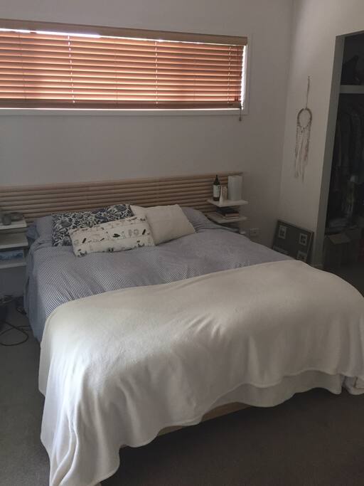 Master bedroom has ensuite and walk in robe