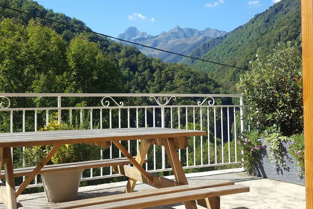 Vue sur le Mont Valier