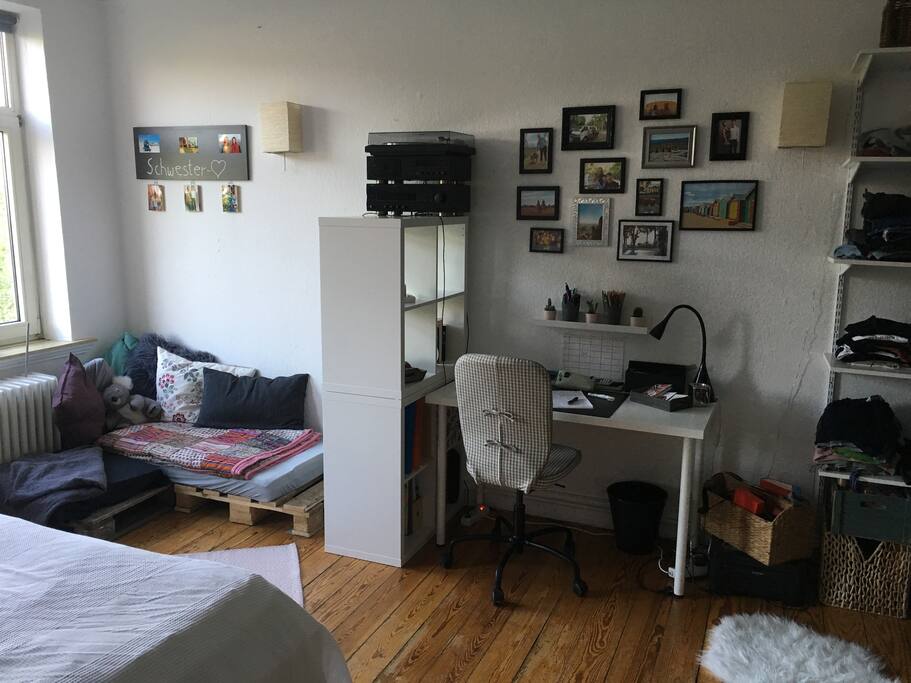 Ebenfalls das Schlafzimmer