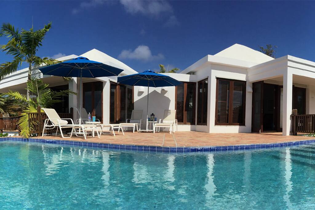 Poolside at Beach Palm Villa