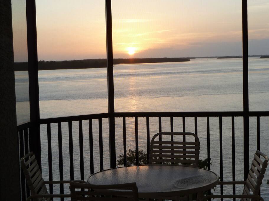 Sunset over Bay