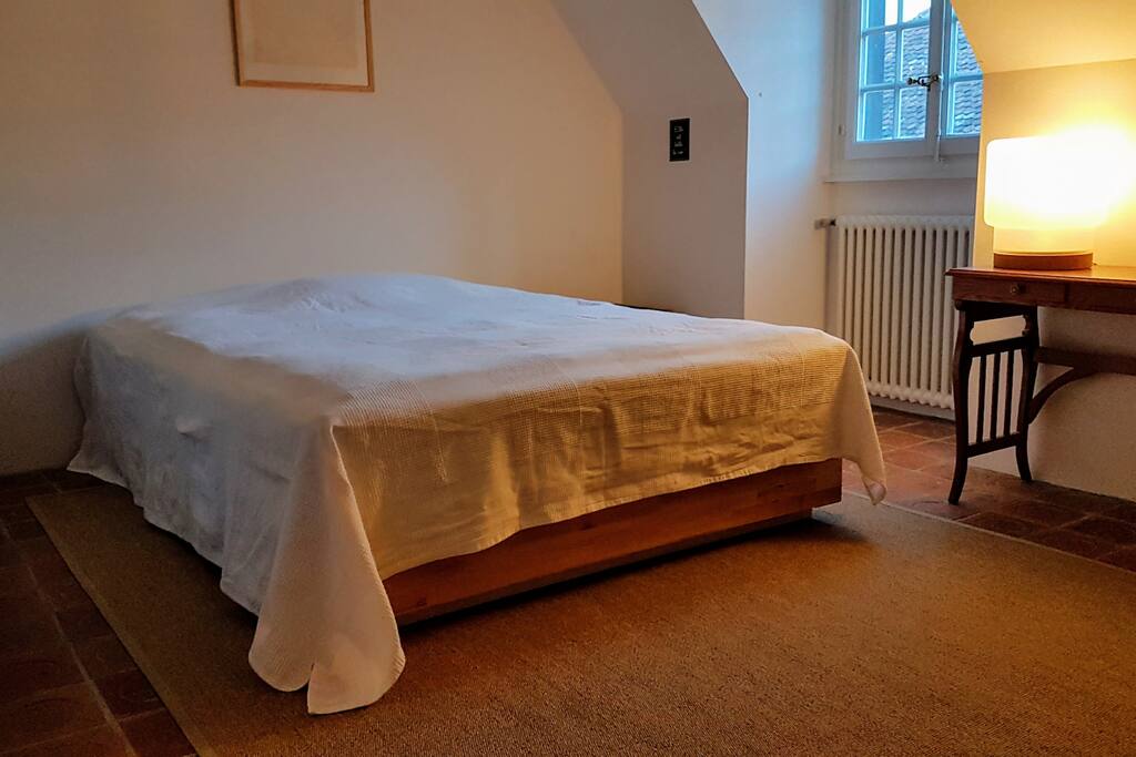 Your bed - two pillows are provided!