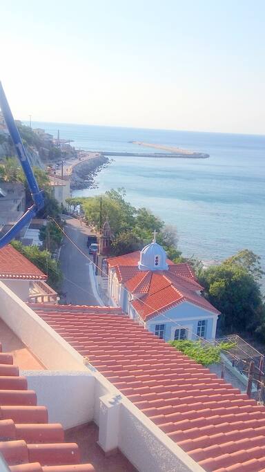 Your view from your balcony looking east