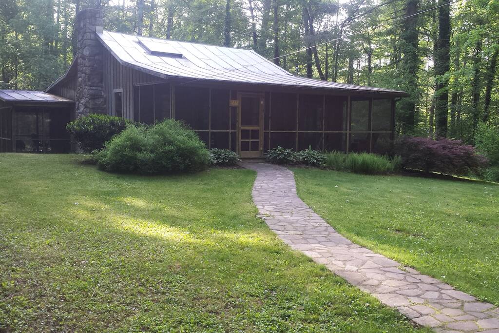 Spring at Hidden Creek Cabin.