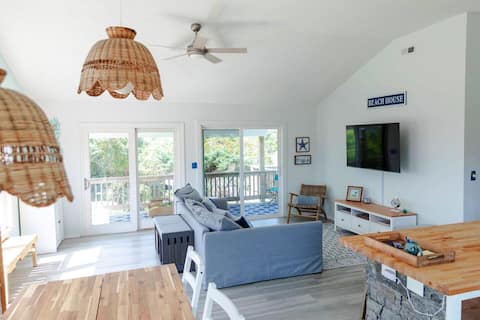 Top Airbnb: Only Five Steps From The Beach Access! in Hatteras