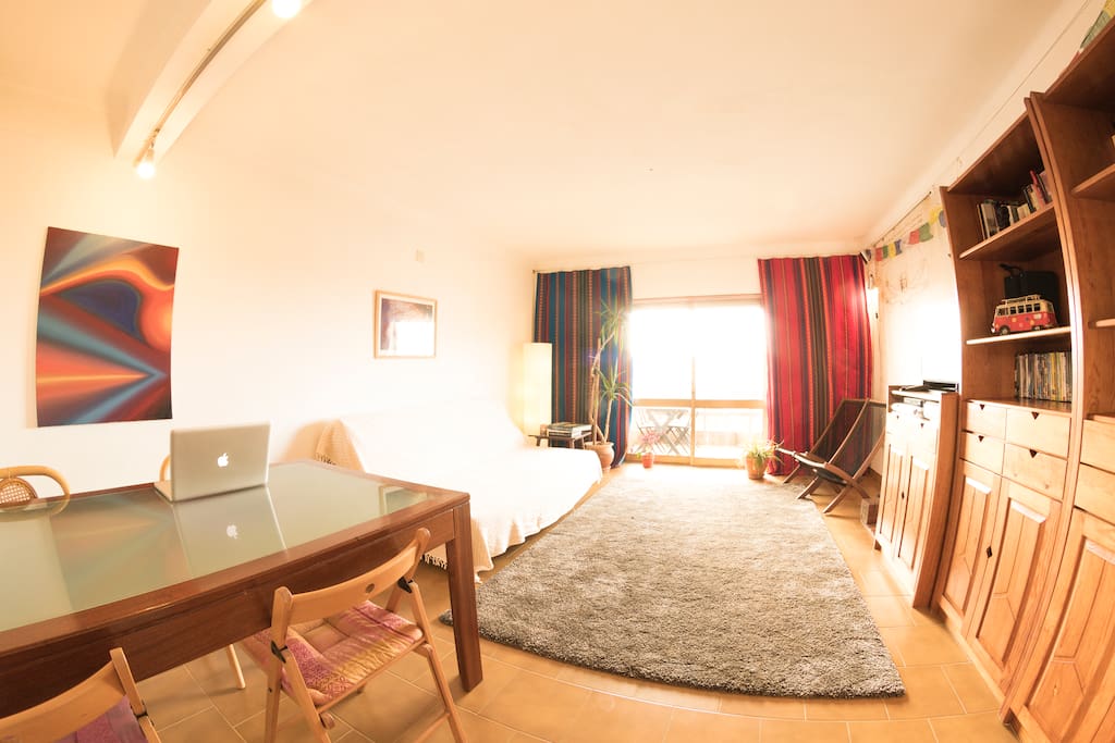 The living room with Sea view balcony.