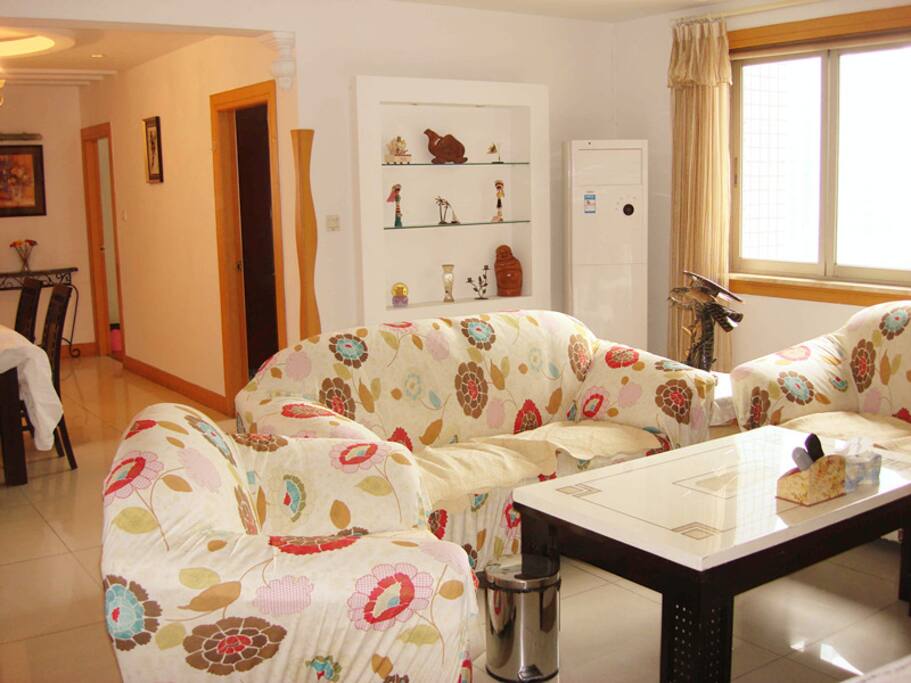客厅和餐厅(living room,Wohnzimmer)