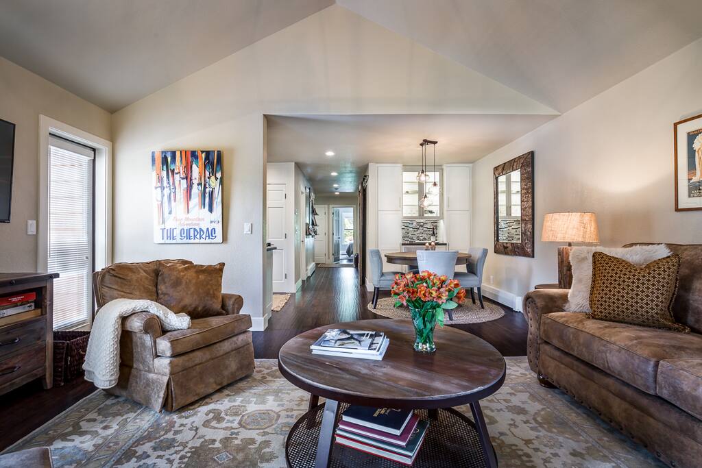 Our open living/kitchen/dining room floor plan, provides the ultimate place to gather.