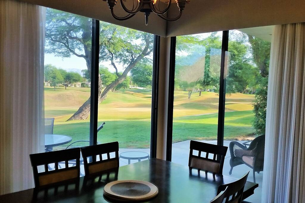 View from kitchen/dining room