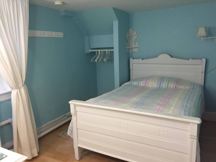 Double bed. Operable window.