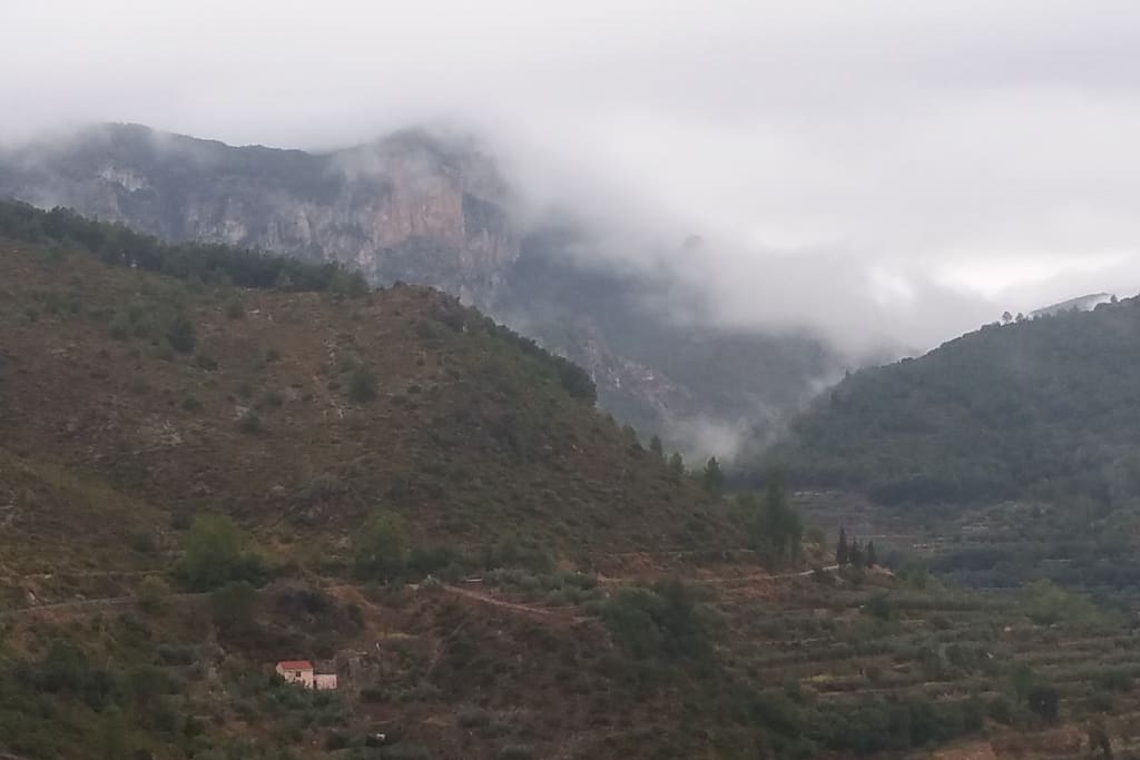 Vistas a la peña escabía