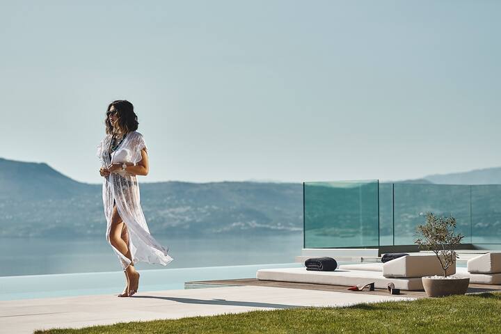 Villa Niolos II, Near Marathi Beach with eco pool gallery image 2