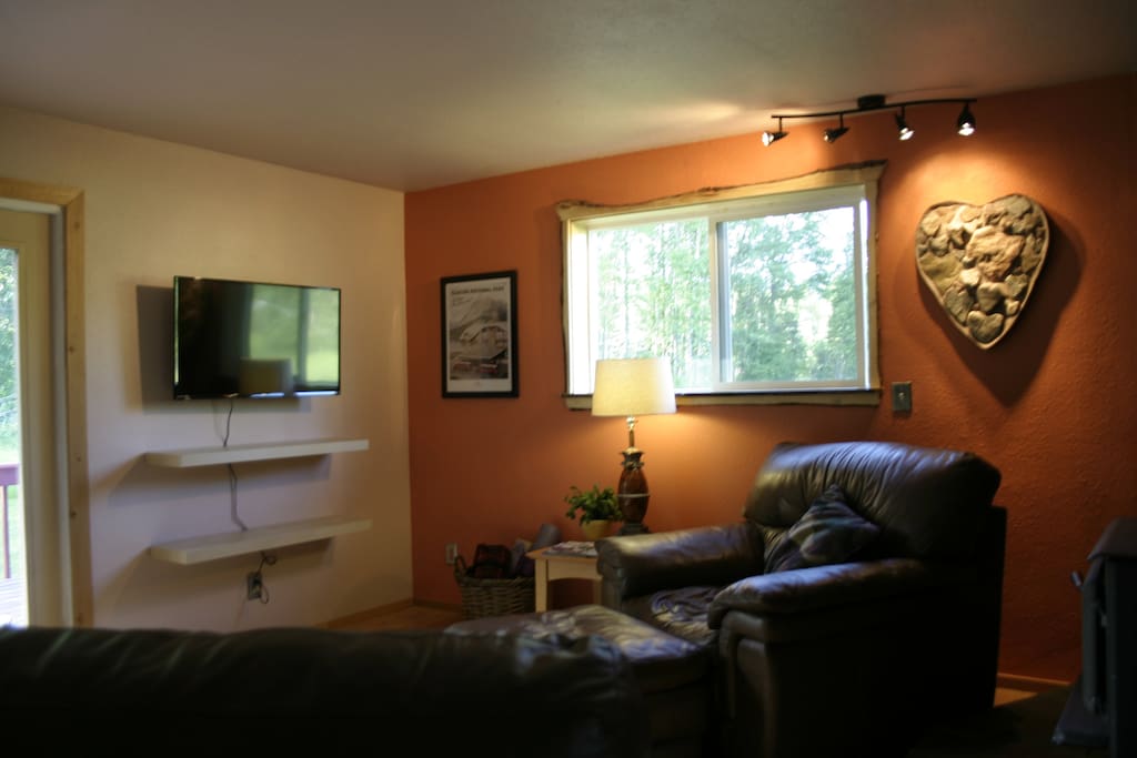 Kick back in the leather and watch a movie!