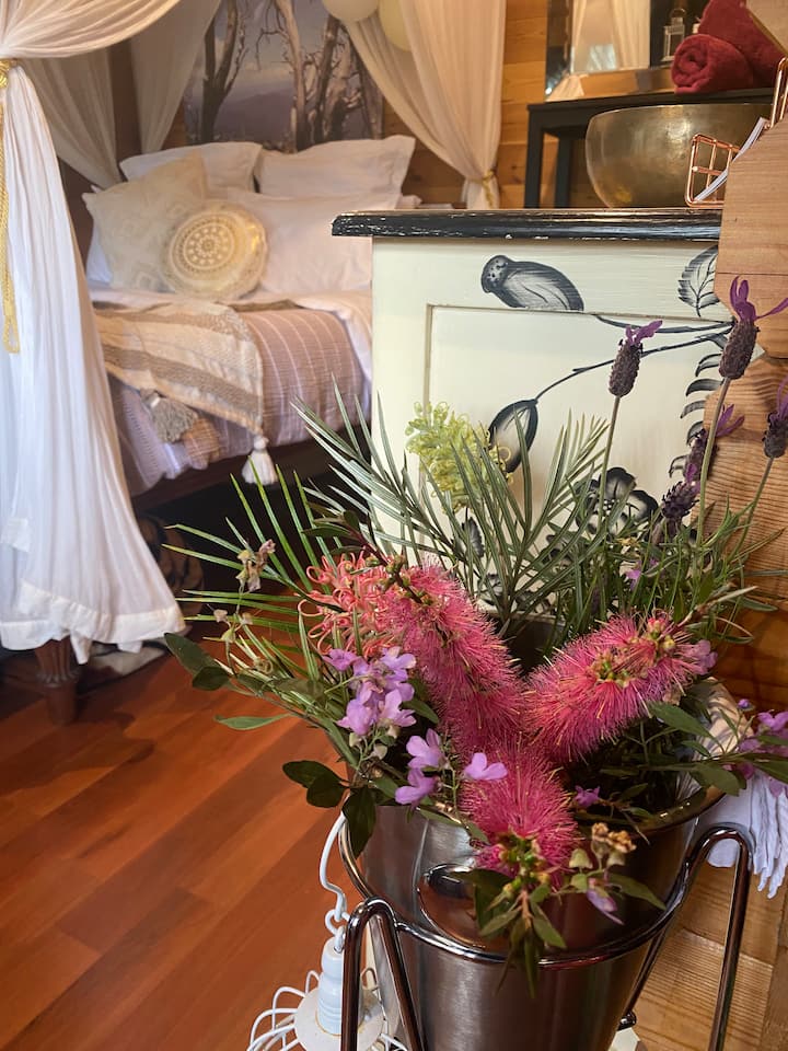 Fleurs du jardin cueillies pour mes voyageurs