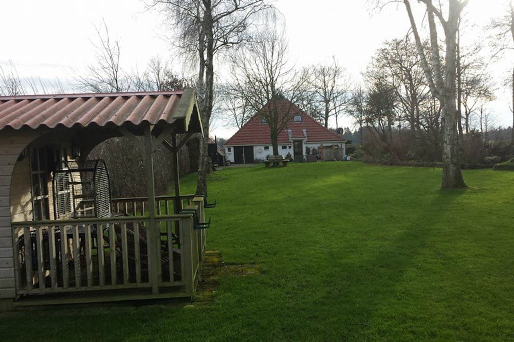 Een blik in de achtertuin