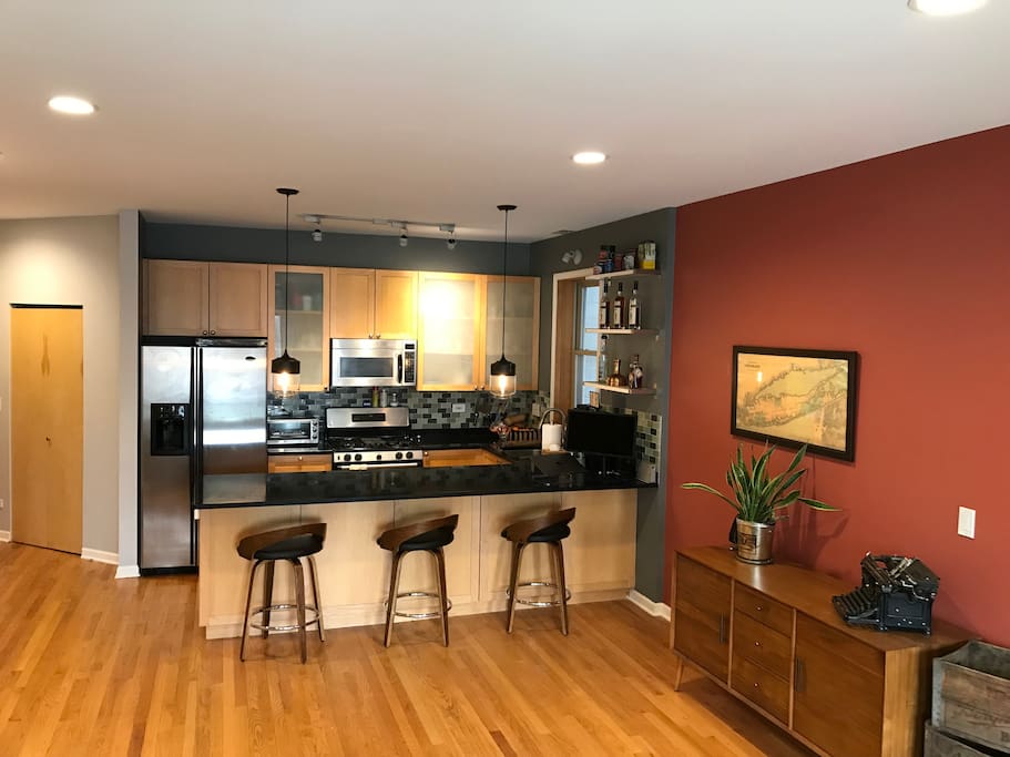Open Kitchen/Living Room