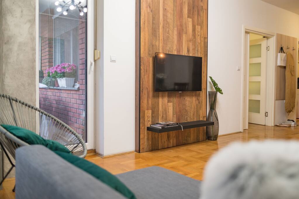 Living room and TV