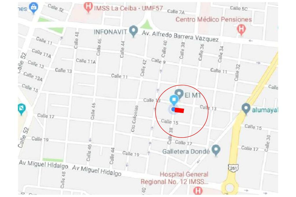 Cerca de plaza Americas hospitales, rutas de camion