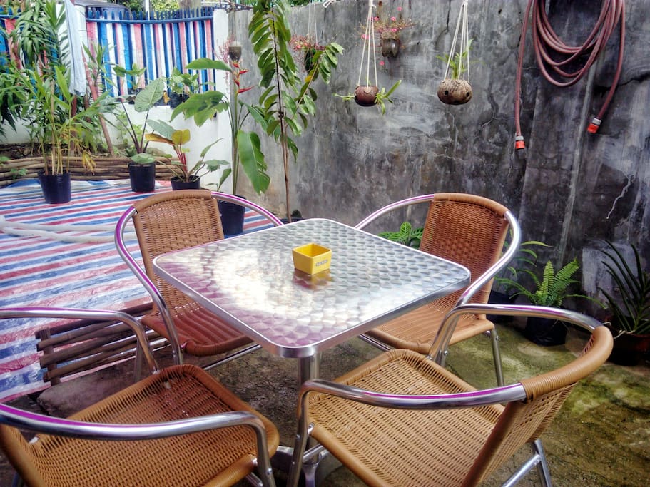 You can stay, enjoy, smoke and have a barbecue