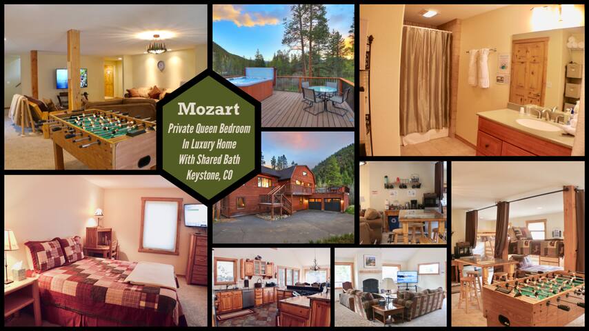 LCL-Queen Bedroom in Luxury Home - Mozart