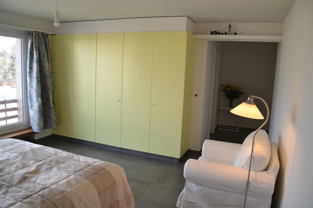 Large cupboard for your clothing.