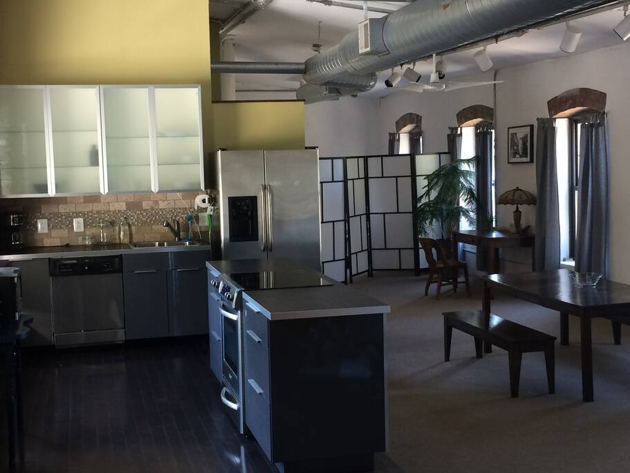 Kitchen and dining area