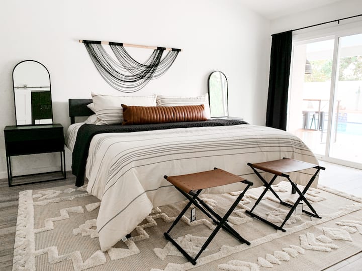 Master Bedroom - King with Slider to Back Patio + Ensuite