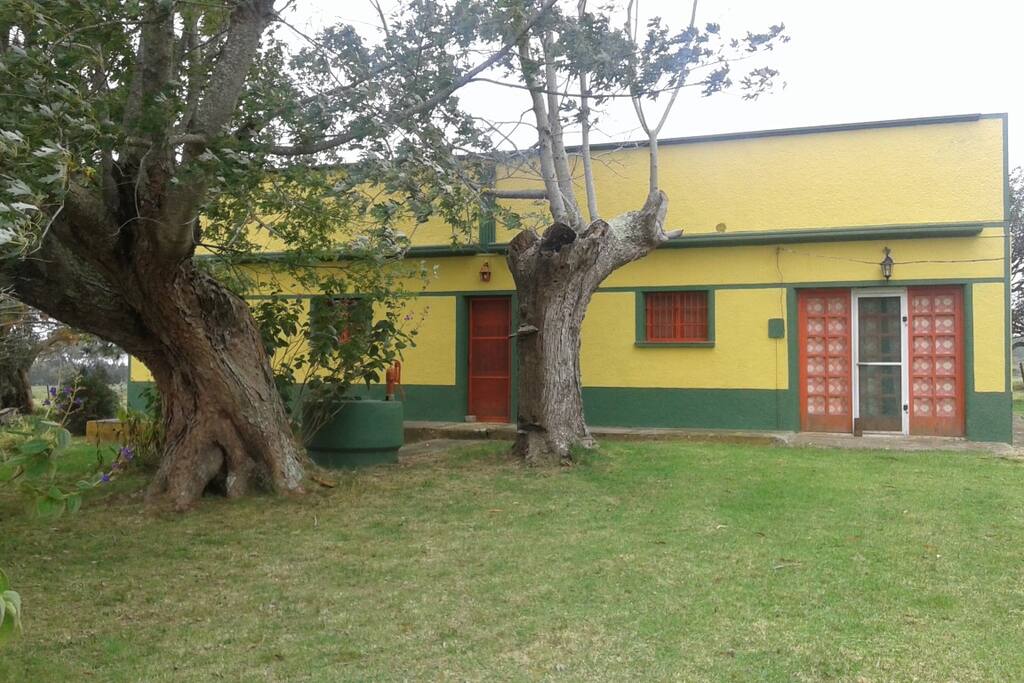Casa colonial hoy Hostel La Esmeralda.