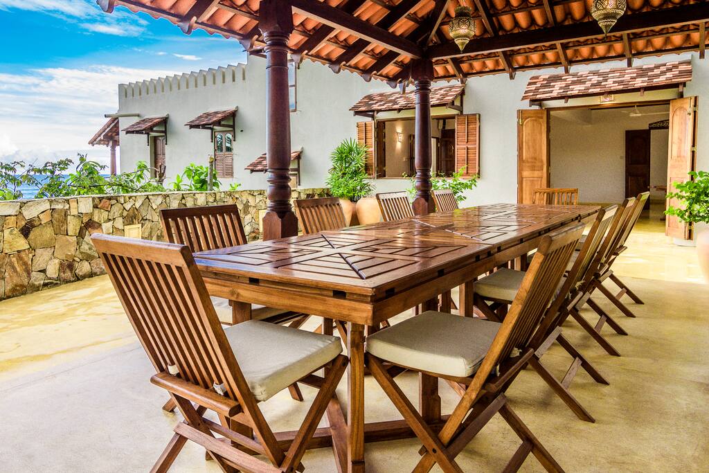 Private Ocean Facing Dining Pavilion