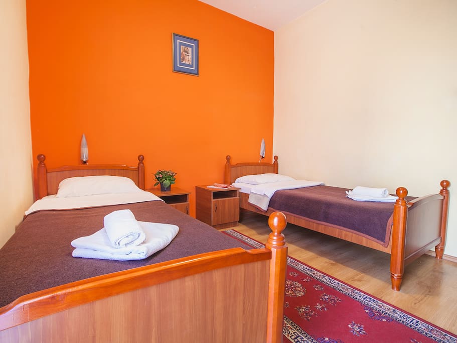 Orange Bedroom